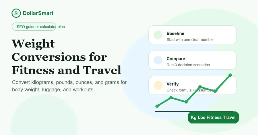 kg lbs fitness travel infographic thumbnail